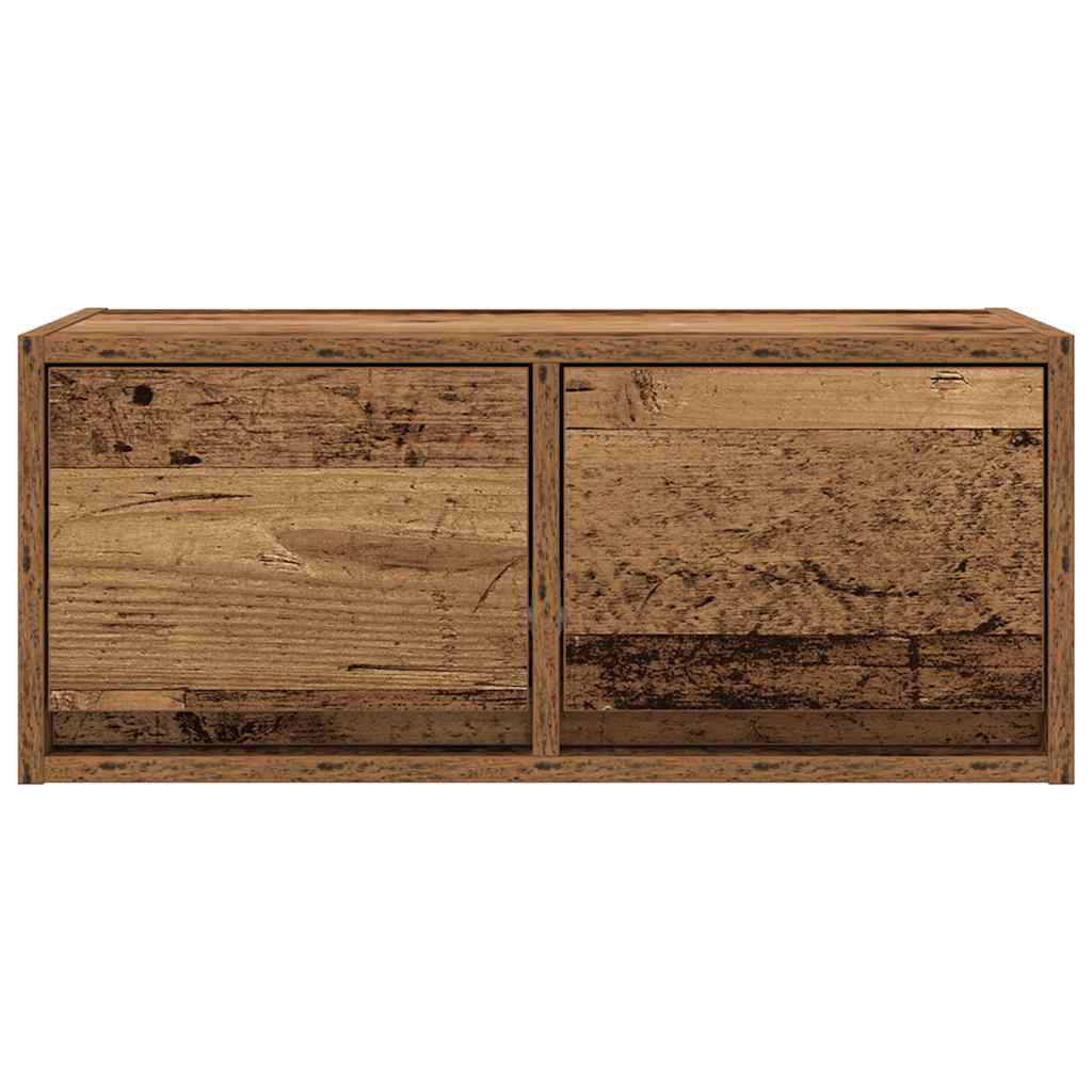 TV Cabinets 2 pcs Old Wood 60x31x25.5 cm Engineered Wood
