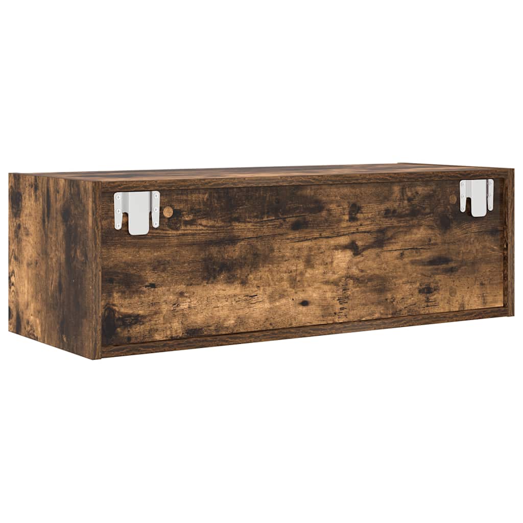 TV Cabinets 2 pcs Smoked Oak 80x31x25.5 cm Engineered Wood
