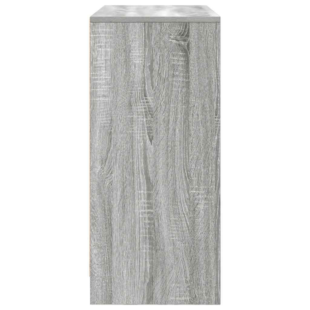Sideboard with Drawer Grey Sonoma 80x34x76 cm Engineered Wood
