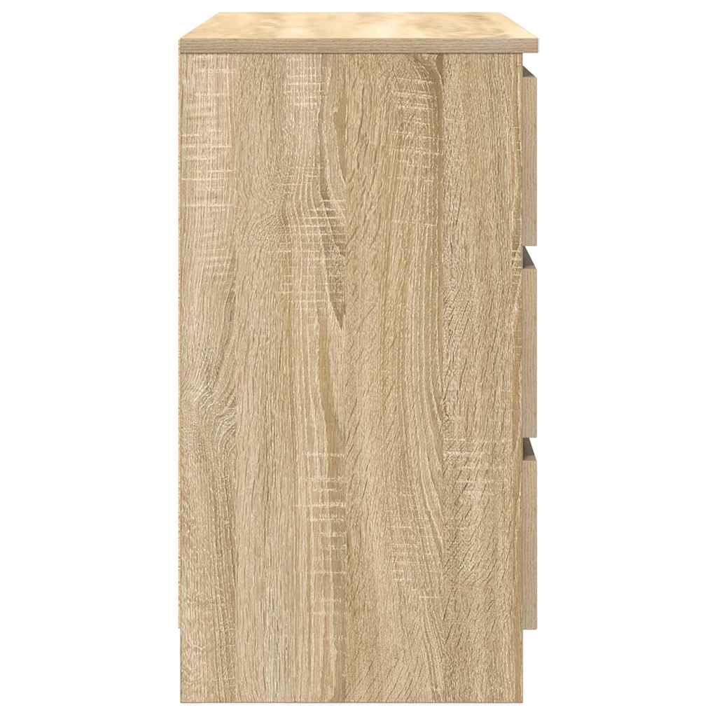 Sideboard with Drawer Sonoma Oak 71x35x65 cm Engineered Wood