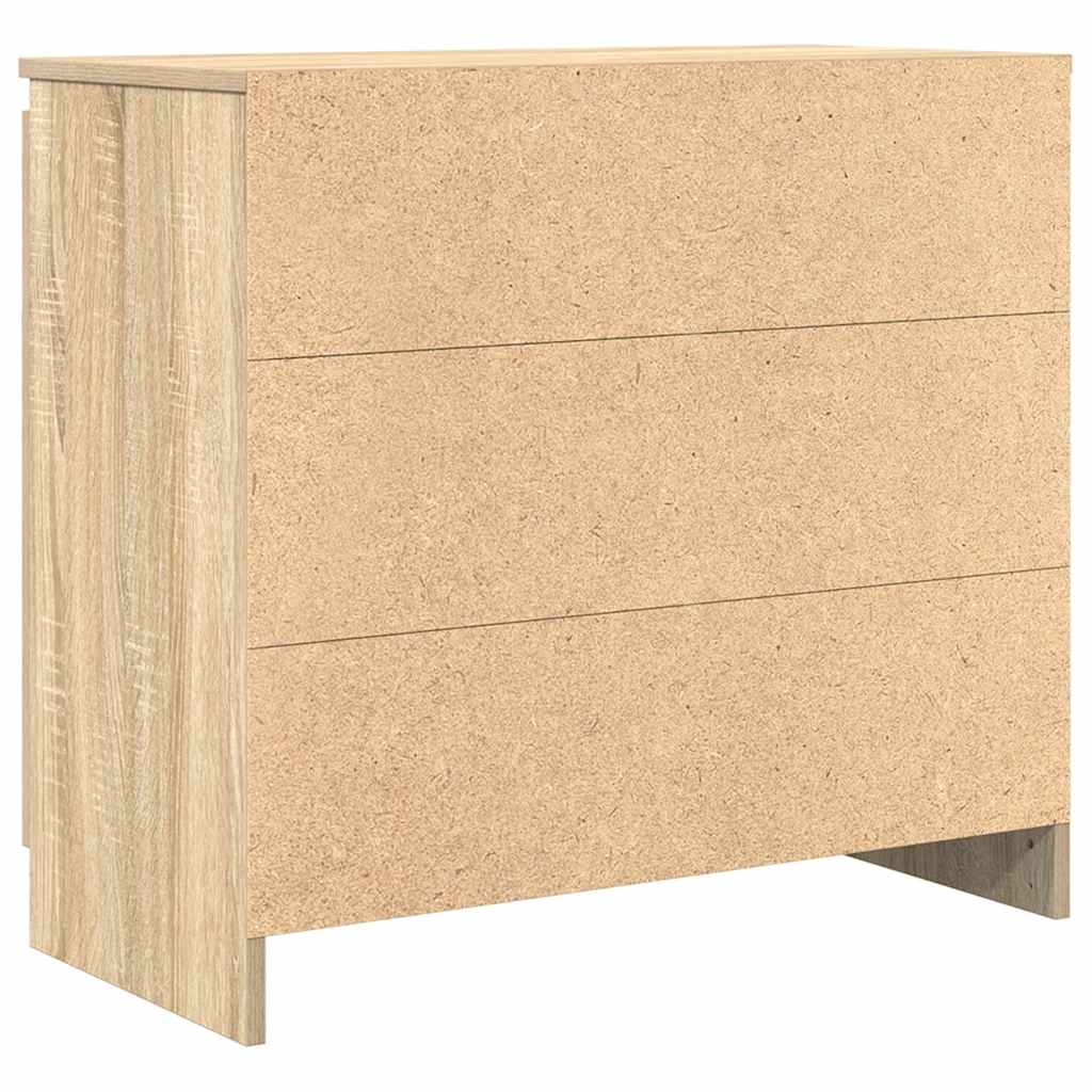 Sideboard with Drawer Sonoma Oak 71x35x65 cm Engineered Wood