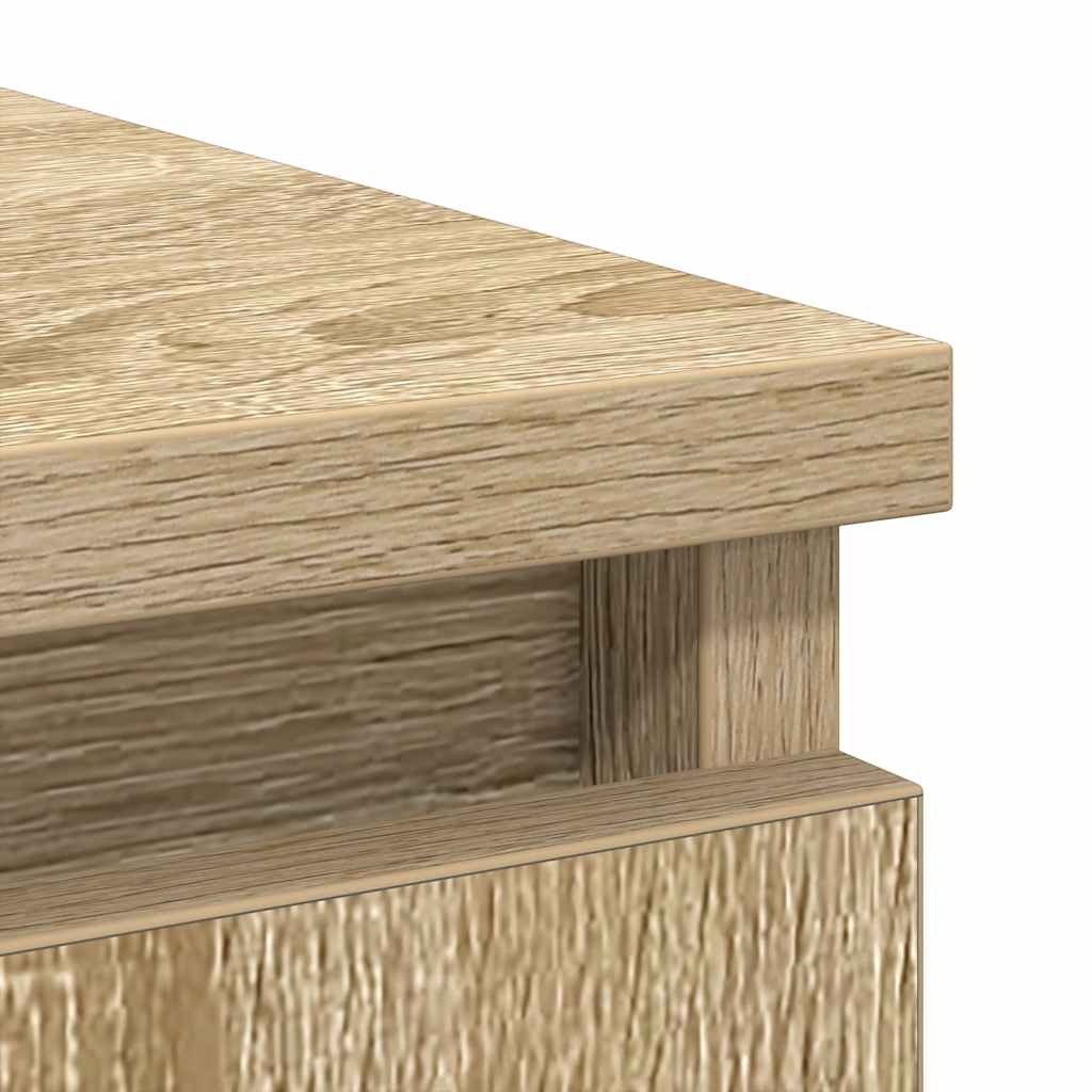 Sideboard with Drawer Sonoma Oak 71x35x65 cm Engineered Wood
