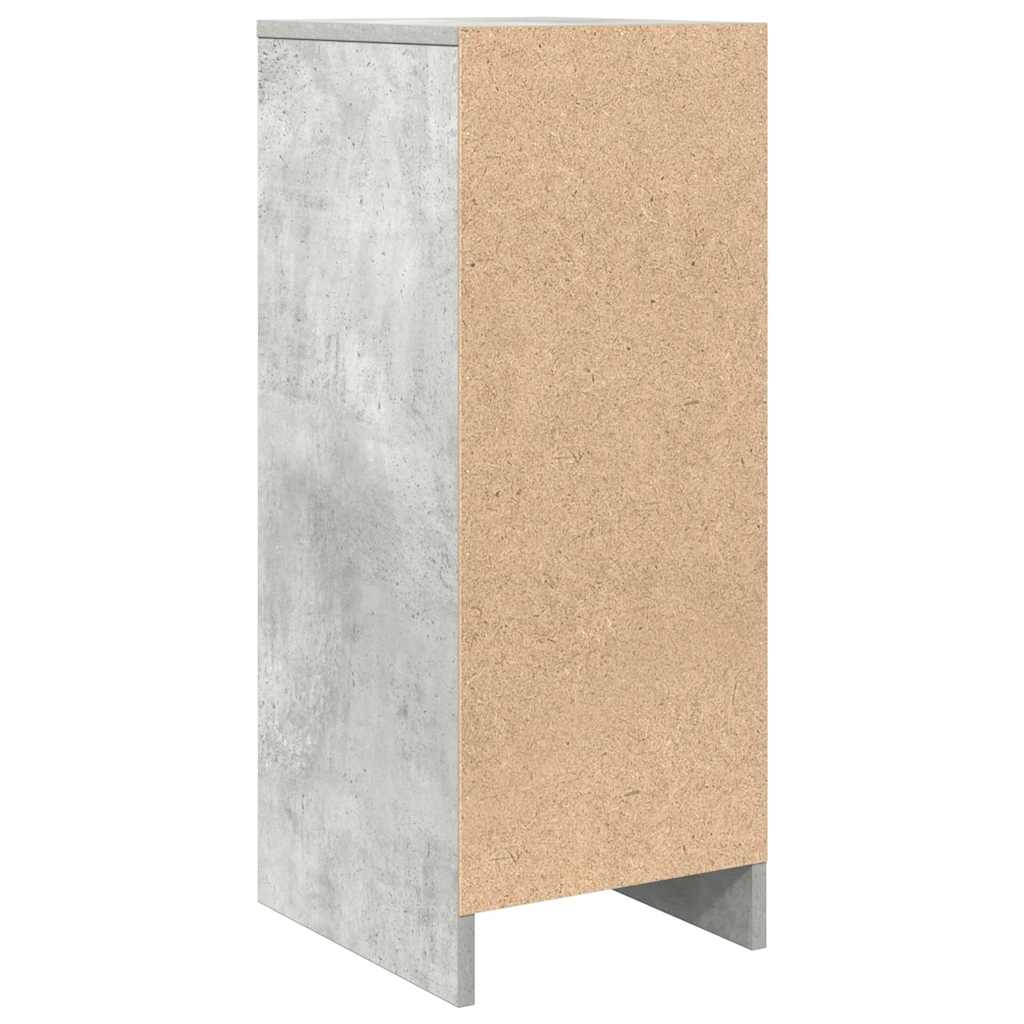 Sideboard Concrete Grey 29.5x34x76 cm Engineered Wood