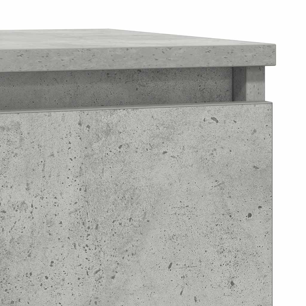 Sideboard Concrete Grey 29.5x34x76 cm Engineered Wood