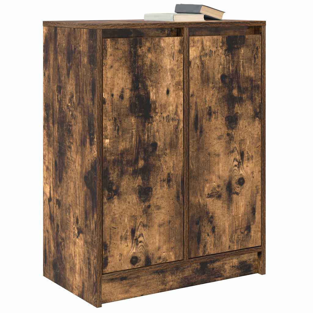 Sideboard Smoked Oak 57x34x76 cm Engineered Wood