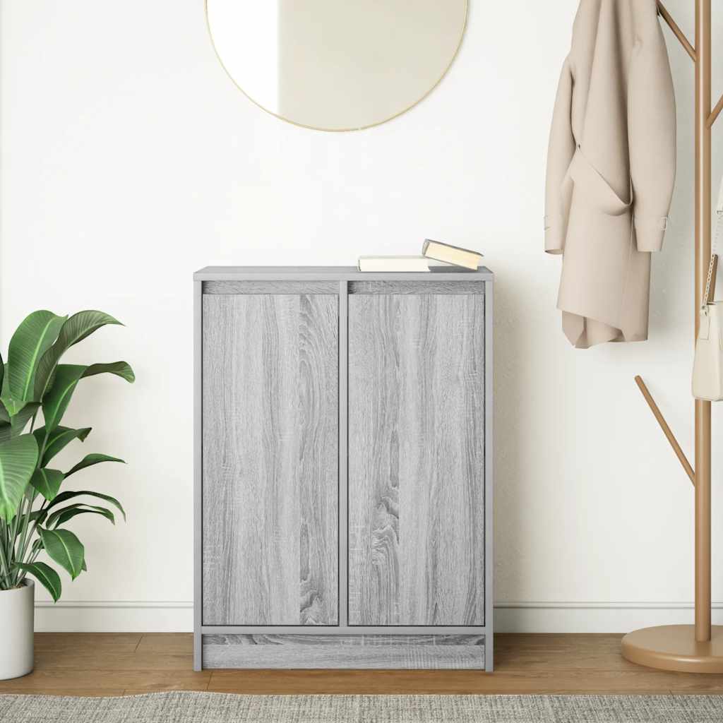 Sideboard Grey Sonoma 57x34x76 cm Engineered Wood