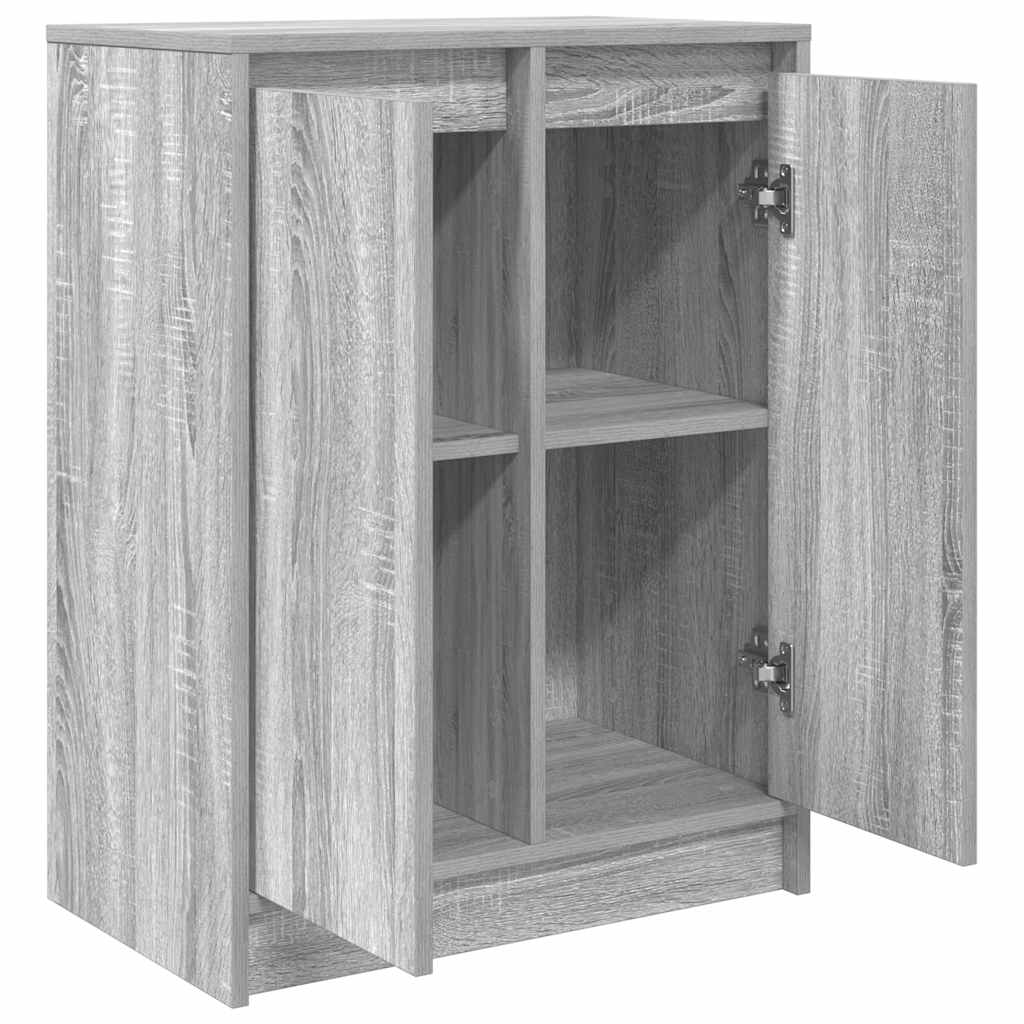 Sideboard Grey Sonoma 57x34x76 cm Engineered Wood