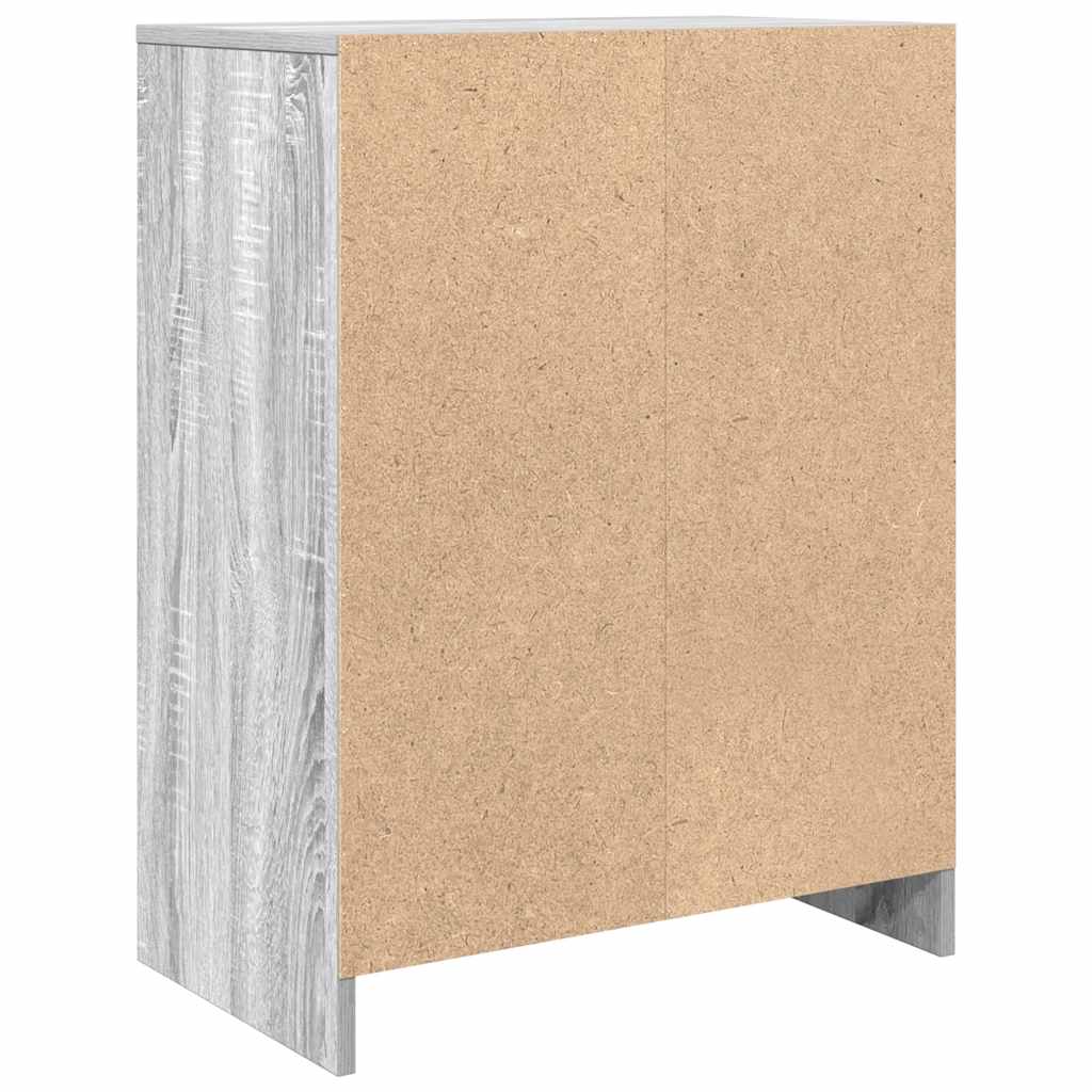 Sideboard Grey Sonoma 57x34x76 cm Engineered Wood