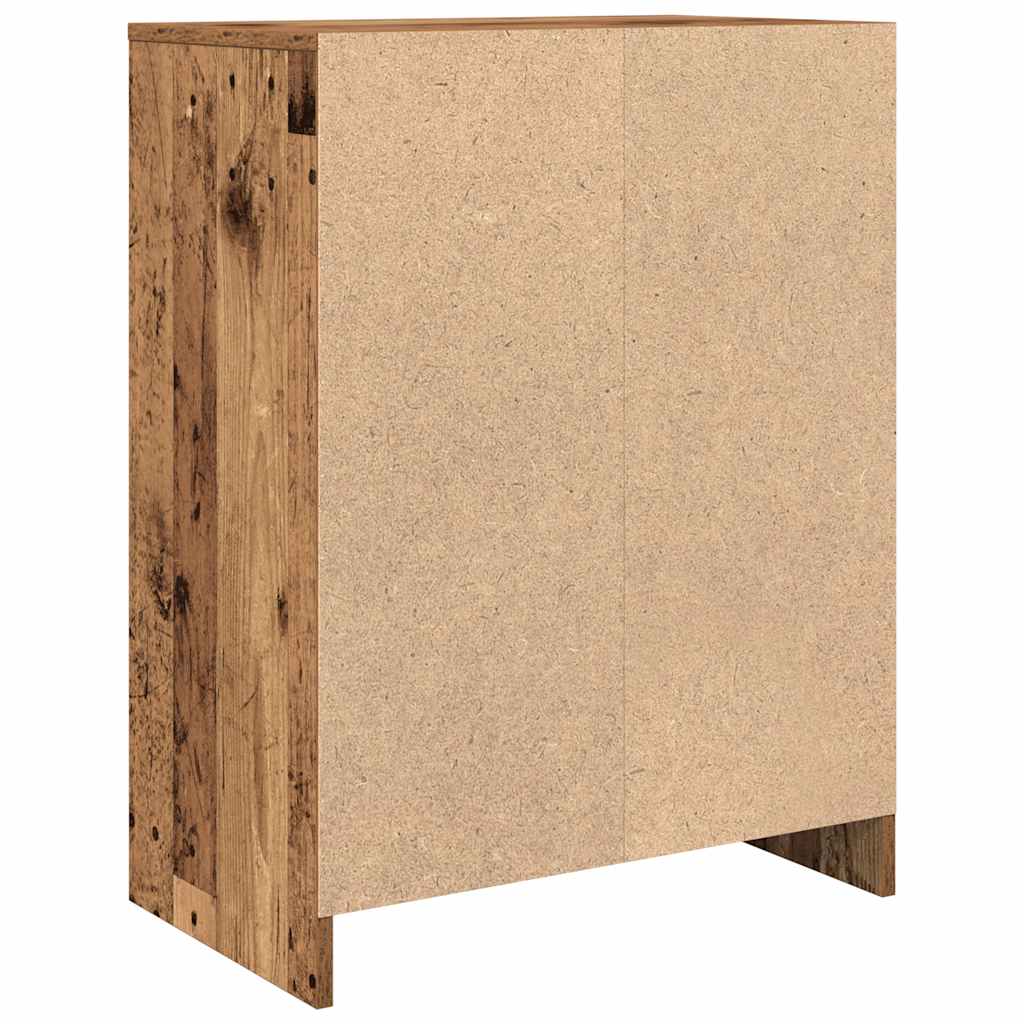 Sideboard Old Wood 57x34x76 cm Engineered Wood