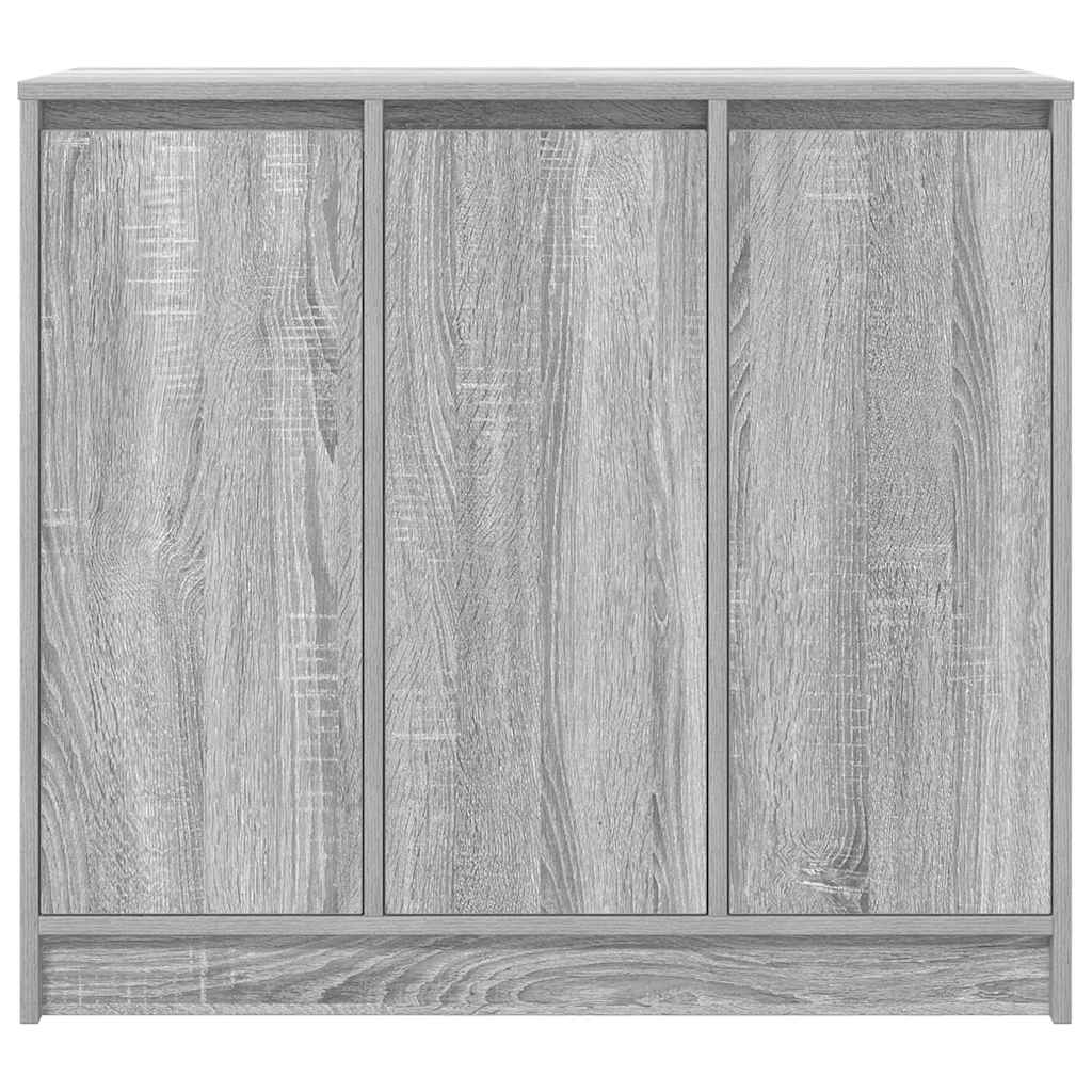 Sideboard Grey Sonoma 85x34x76 cm Engineered Wood