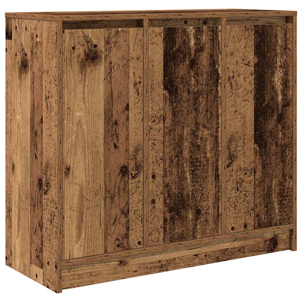 Sideboard Old Wood 85x34x76 cm Engineered Wood