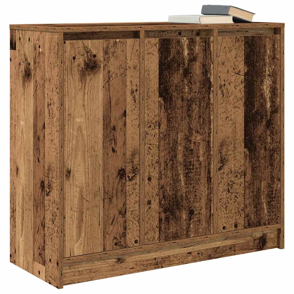 Sideboard Old Wood 85x34x76 cm Engineered Wood