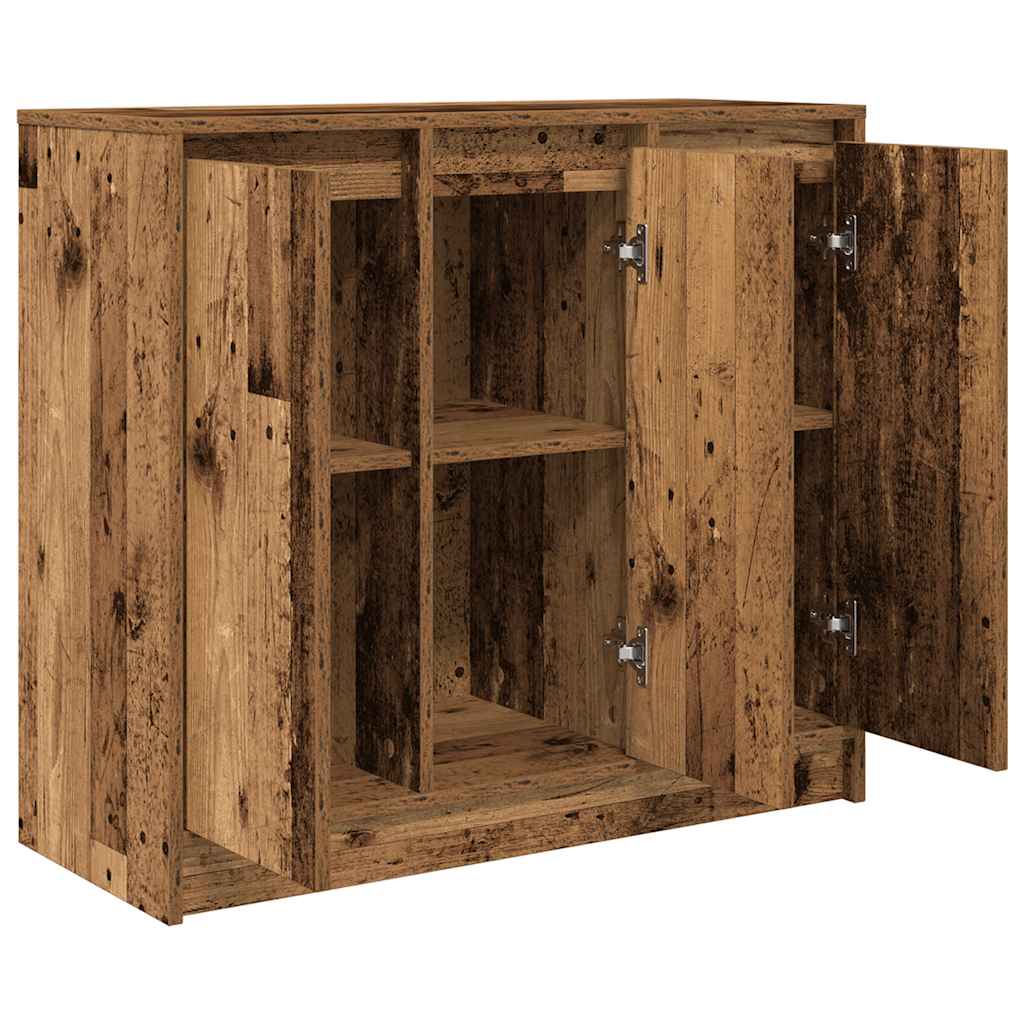 Sideboard Old Wood 85x34x76 cm Engineered Wood