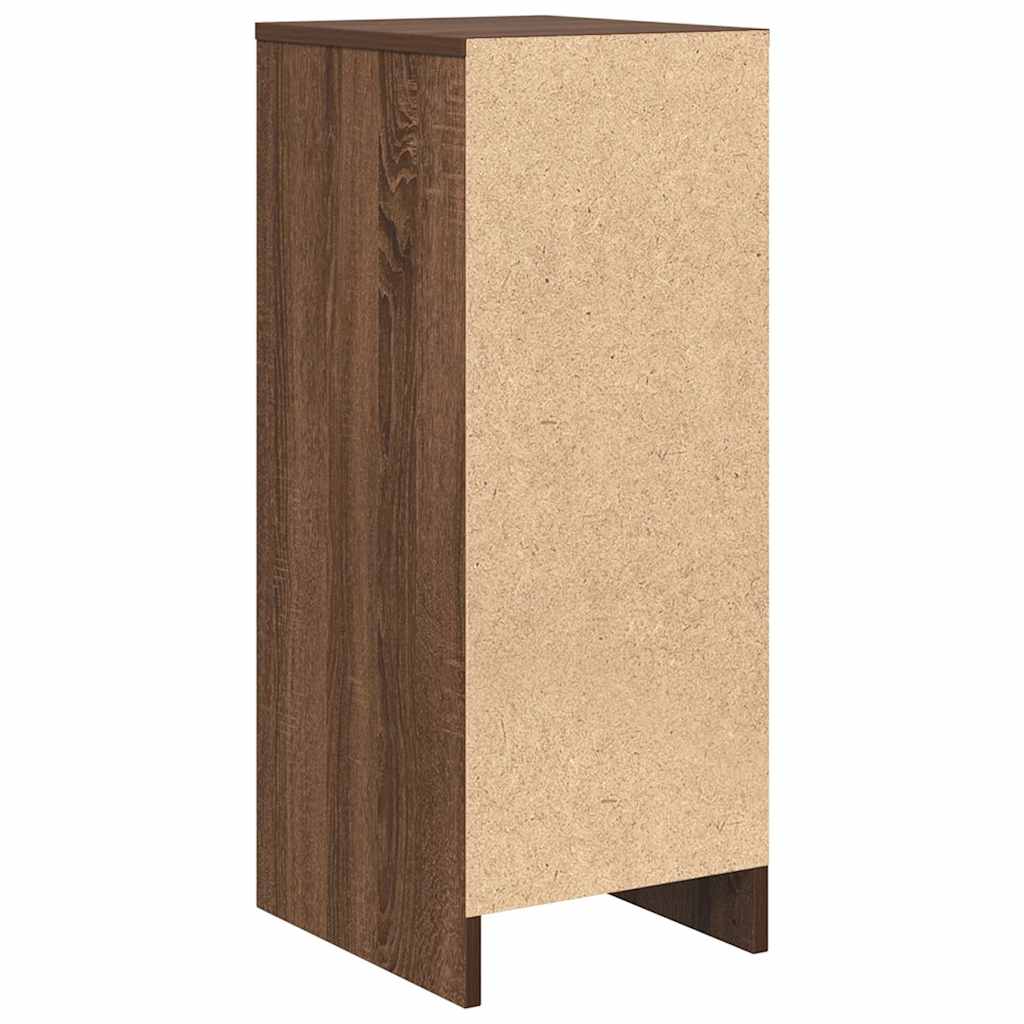 Sideboard Brown Oak 29.5x34x76 cm Engineered Wood