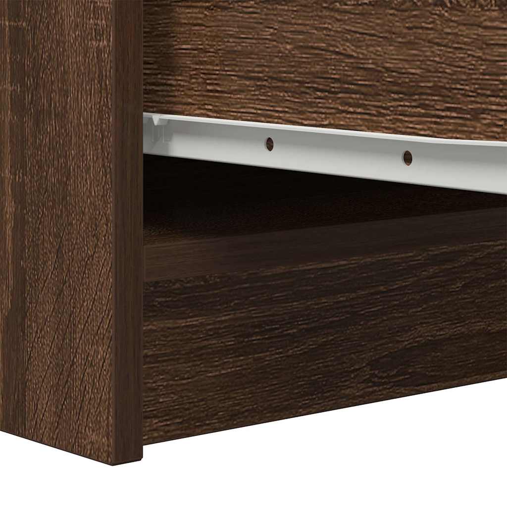 Sideboard Brown Oak 29.5x34x76 cm Engineered Wood
