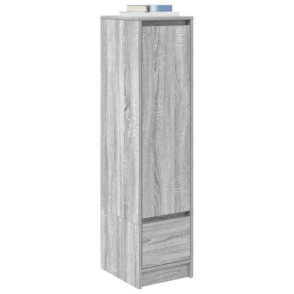 Highboard Grey Sonoma 29.5x34x119.5 cm Engineered Wood