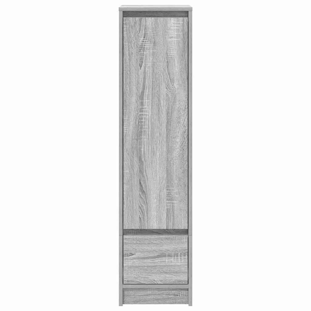Highboard Grey Sonoma 29.5x34x119.5 cm Engineered Wood