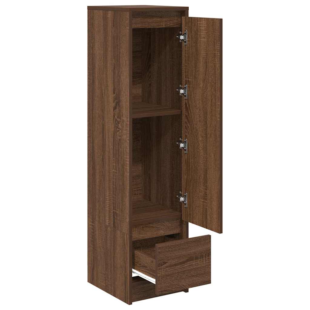Highboard Brown Oak 29.5x34x119.5 cm Engineered Wood
