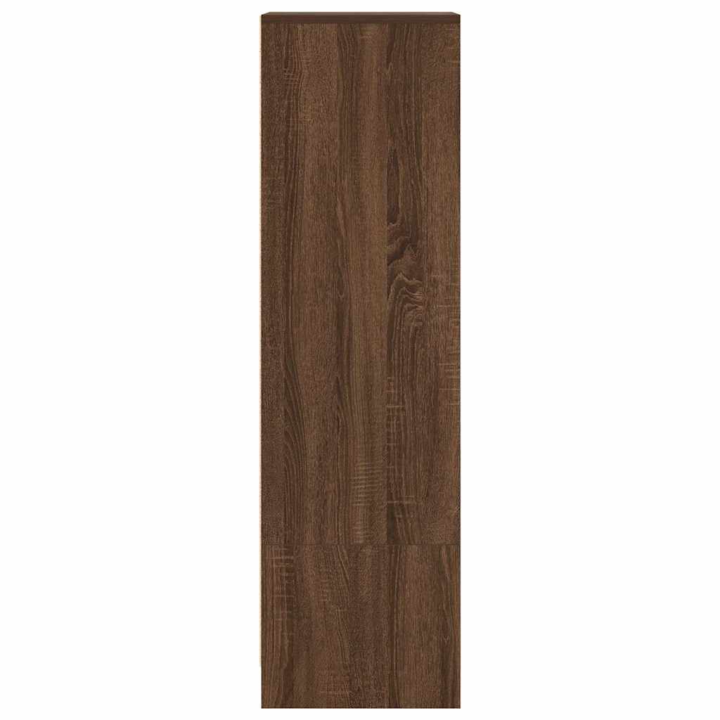 Highboard Brown Oak 29.5x34x119.5 cm Engineered Wood