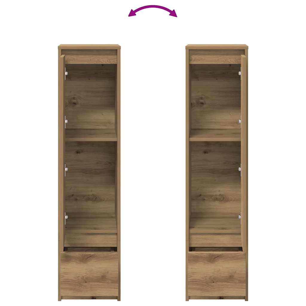 Highboard Artisan Oak 29.5x34x119.5 cm Engineered Wood