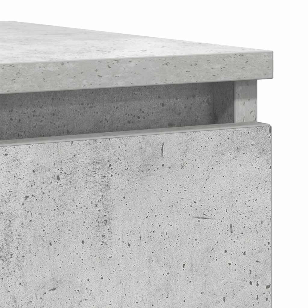 Sideboard Concrete Grey 37.5x35x99 cm Engineered Wood
