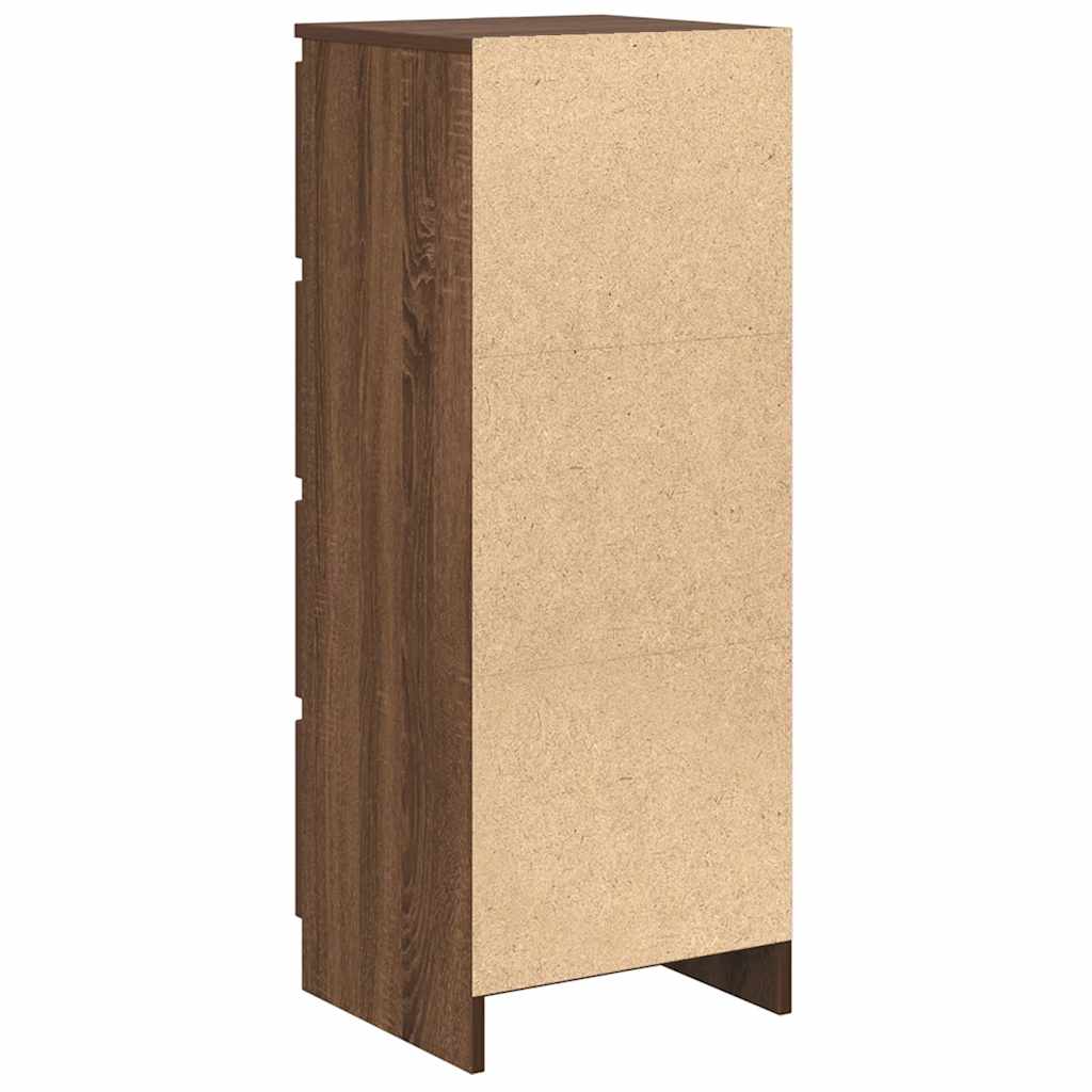 Sideboard Brown Oak 37.5x35x99 cm Engineered Wood