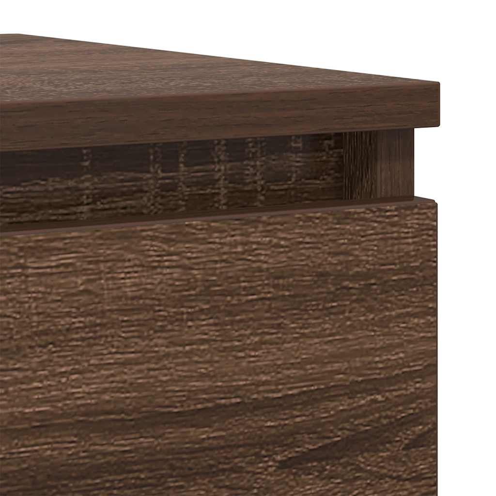 Sideboard Brown Oak 37.5x35x99 cm Engineered Wood