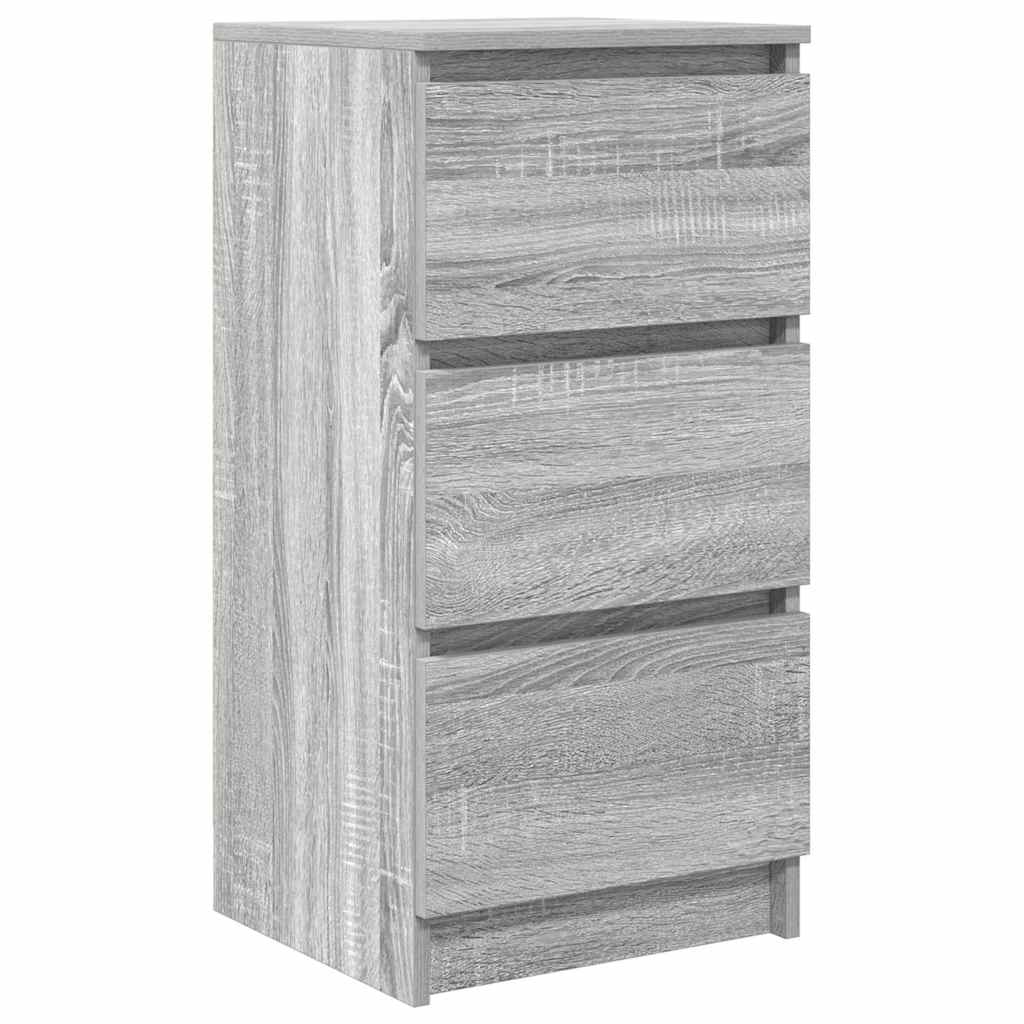 Sideboard Grey Sonoma 37.5x35x76 cm Engineered Wood