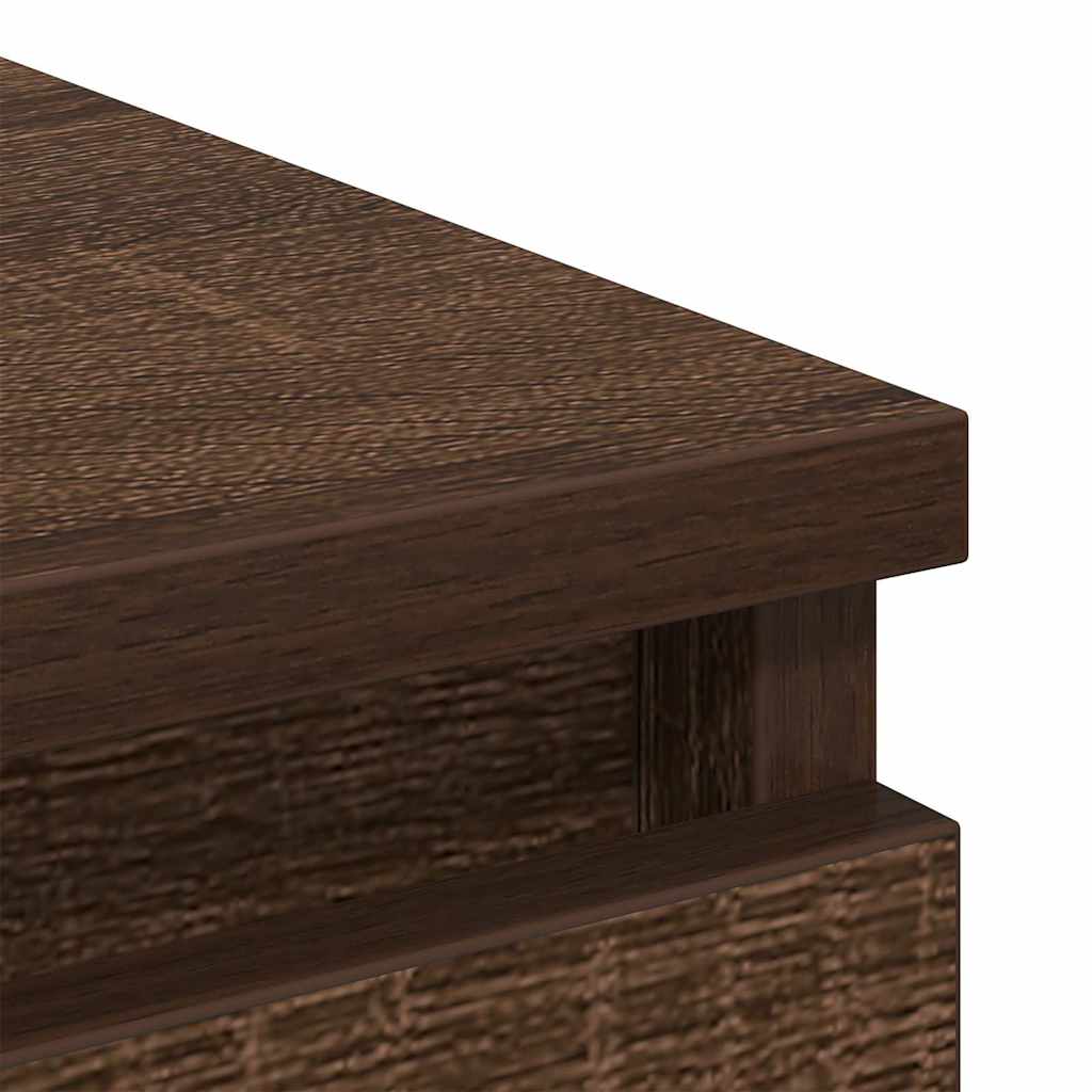 Sideboard Brown Oak 37.5x35x76 cm Engineered Wood