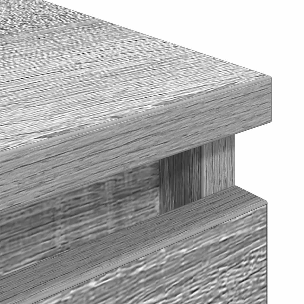 TV Cabinet Grey Sonoma 80x35x54 cm Engineered Wood