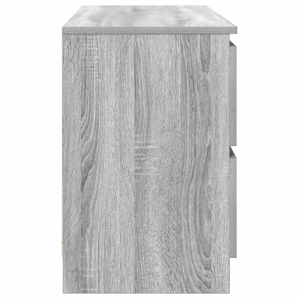 TV Cabinet Grey Sonoma 100x35x54 cm Engineered Wood