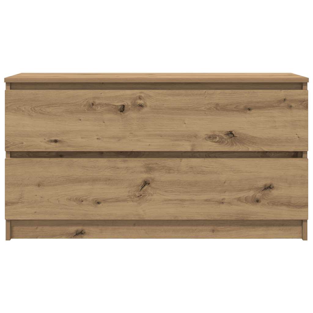 TV Cabinet Artisan Oak 100x35x54 cm Engineered Wood
