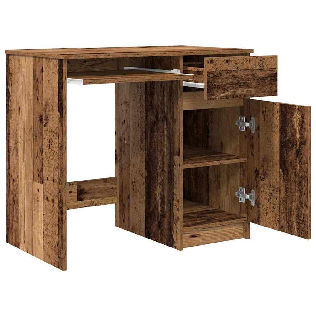 Desk Old Wood 86x49x76 cm Engineered Wood