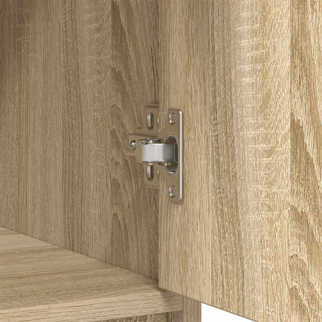 Sideboard with Drawers and Doors Sonoma Oak 73x31x90 cm