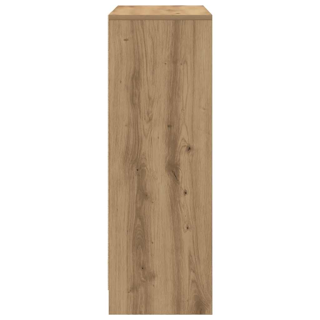 Sideboard with Drawers and Doors Artisan Oak 73x31x90 cm