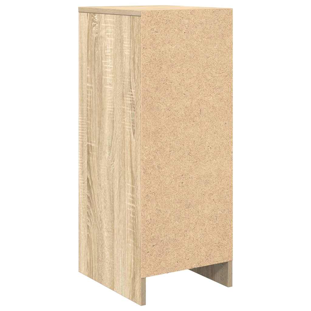 Shoe Cabinet Sonoma Oak 29.5x34x76 cm Engineered Wood