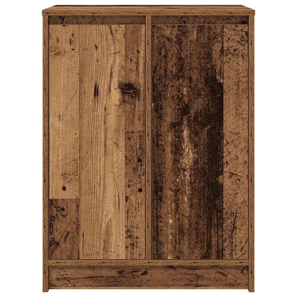 Shoe Cabinet Old Wood 57x34x76 cm Engineered Wood