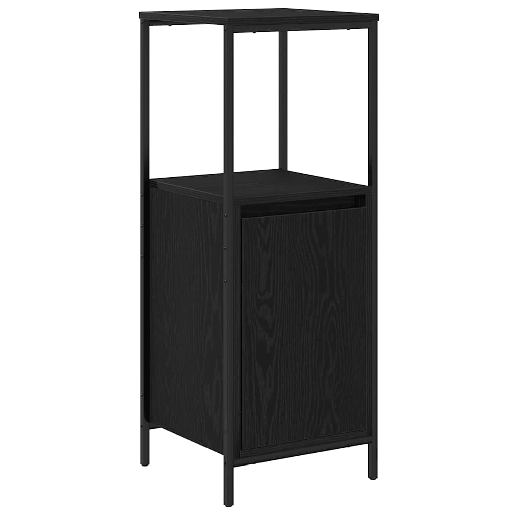 Bathroom Furniture Set 3 pcs Black oak 90 x 34.5 x 60 cm