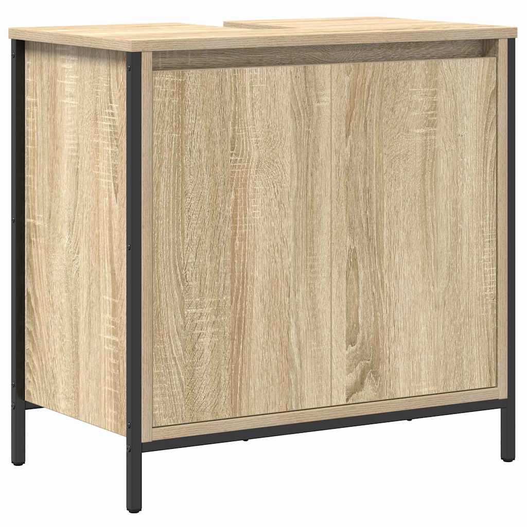 5-Piece Bathroom Furniture Set in Sonoma Oak Engineered Wood