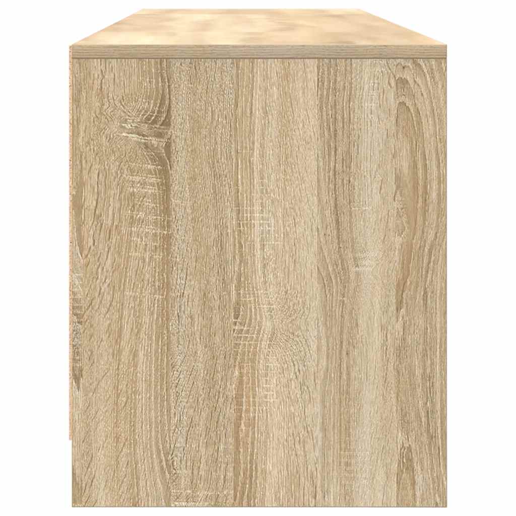Modern Wooden 74 Inch TV Tele Stand Unit Cabinet With Open Storage & 2 Doors