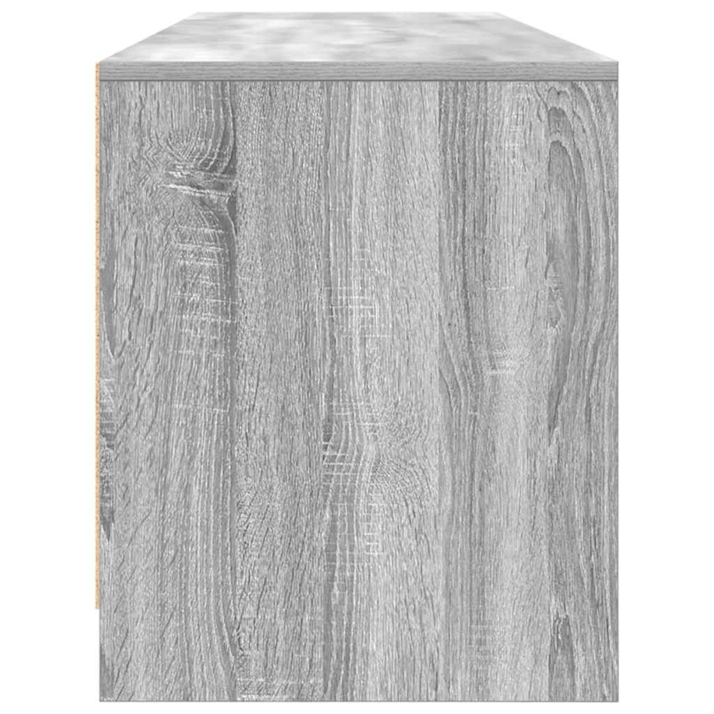 Modern Wooden 74 Inch TV Tele Stand Unit Cabinet With Open Storage & 2 Doors
