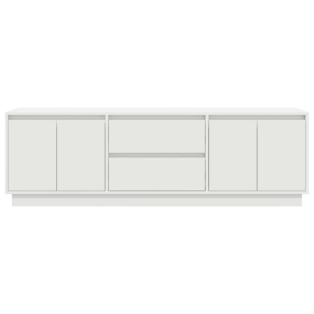 Modern Wooden 63 Inches TV Tele Stand Unit Cabinet With LED Lights & Storage