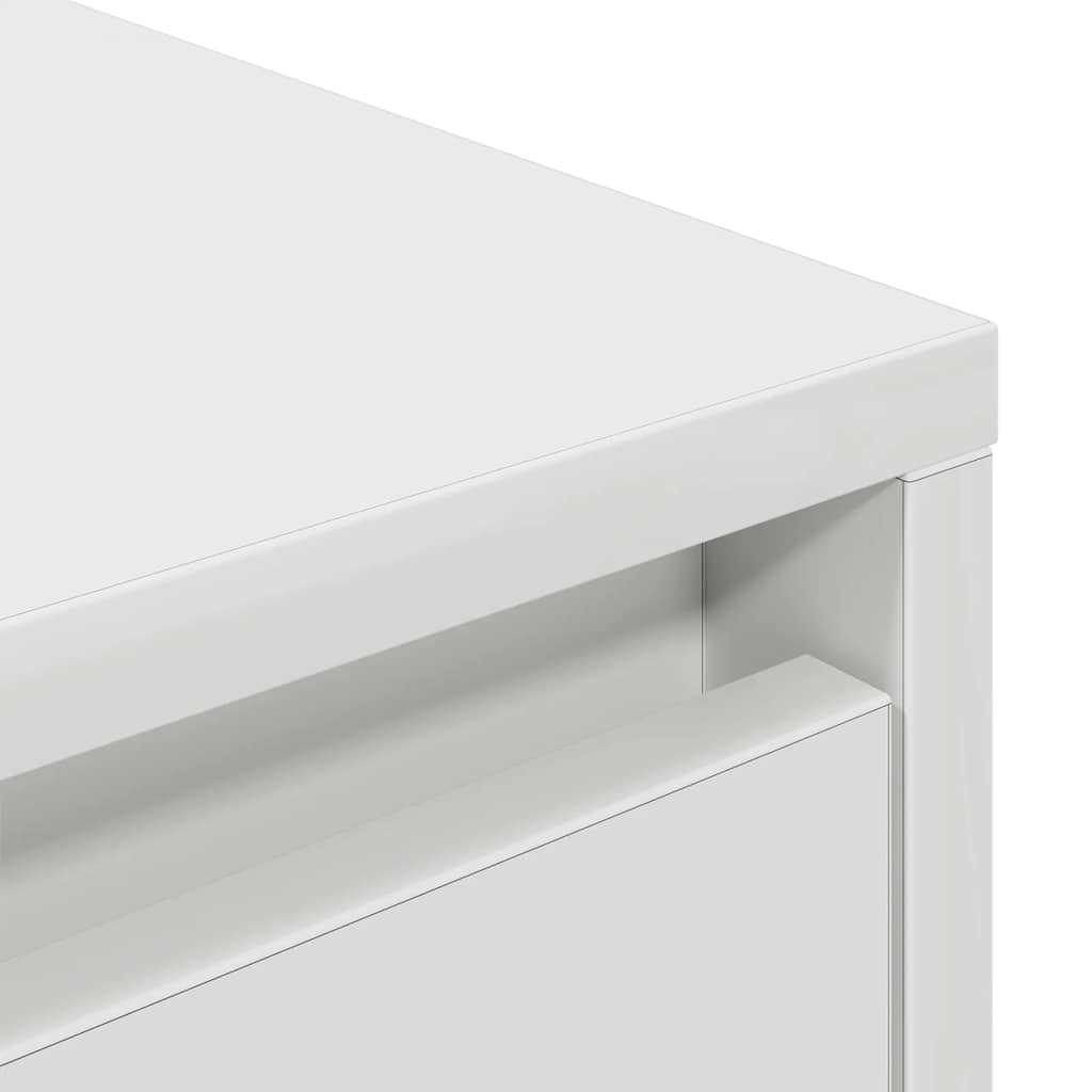 Modern Wooden 63 Inches TV Tele Stand Unit Cabinet With LED Lights & Storage