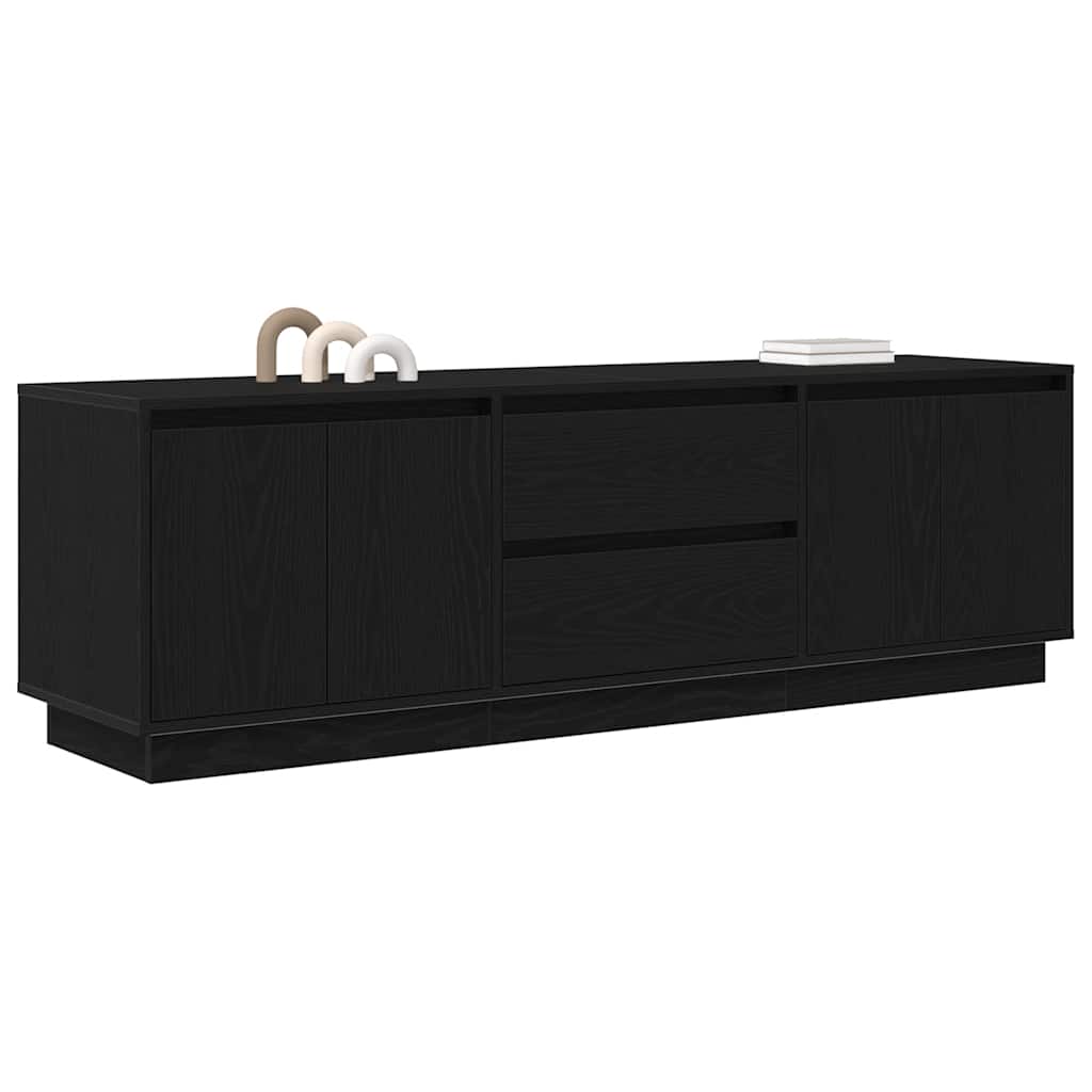 Modern Wooden 63 Inches TV Tele Stand Unit Cabinet With LED Lights & Storage