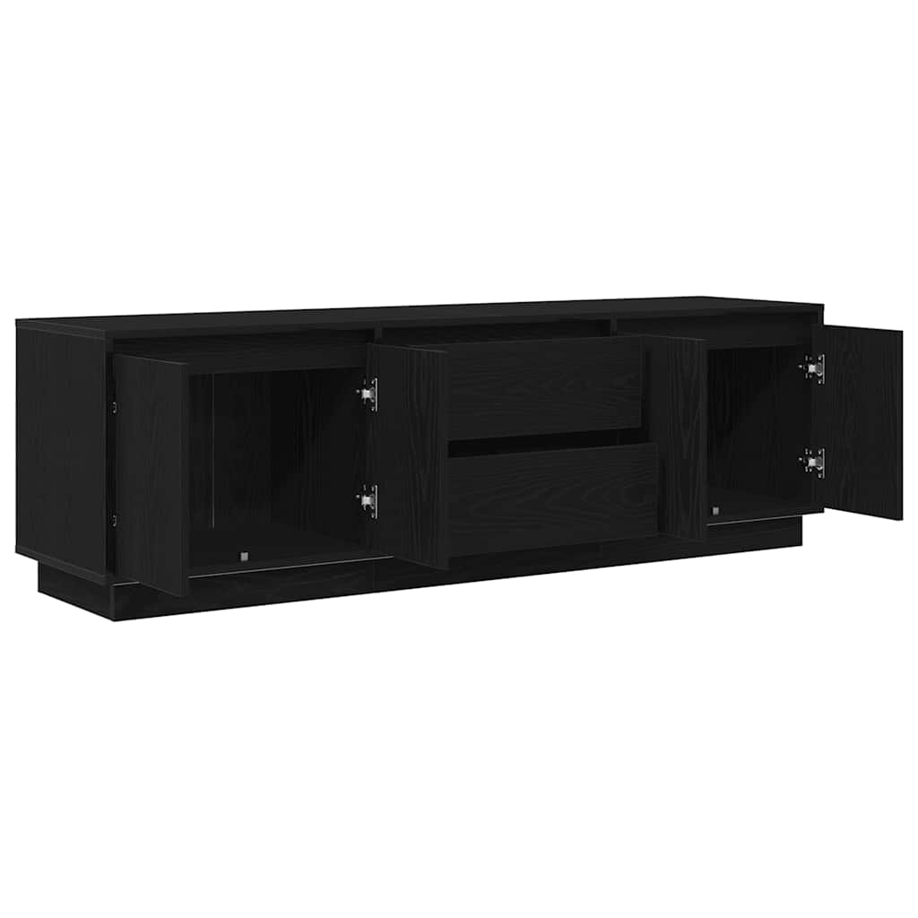 Modern Wooden 63 Inches TV Tele Stand Unit Cabinet With LED Lights & Storage