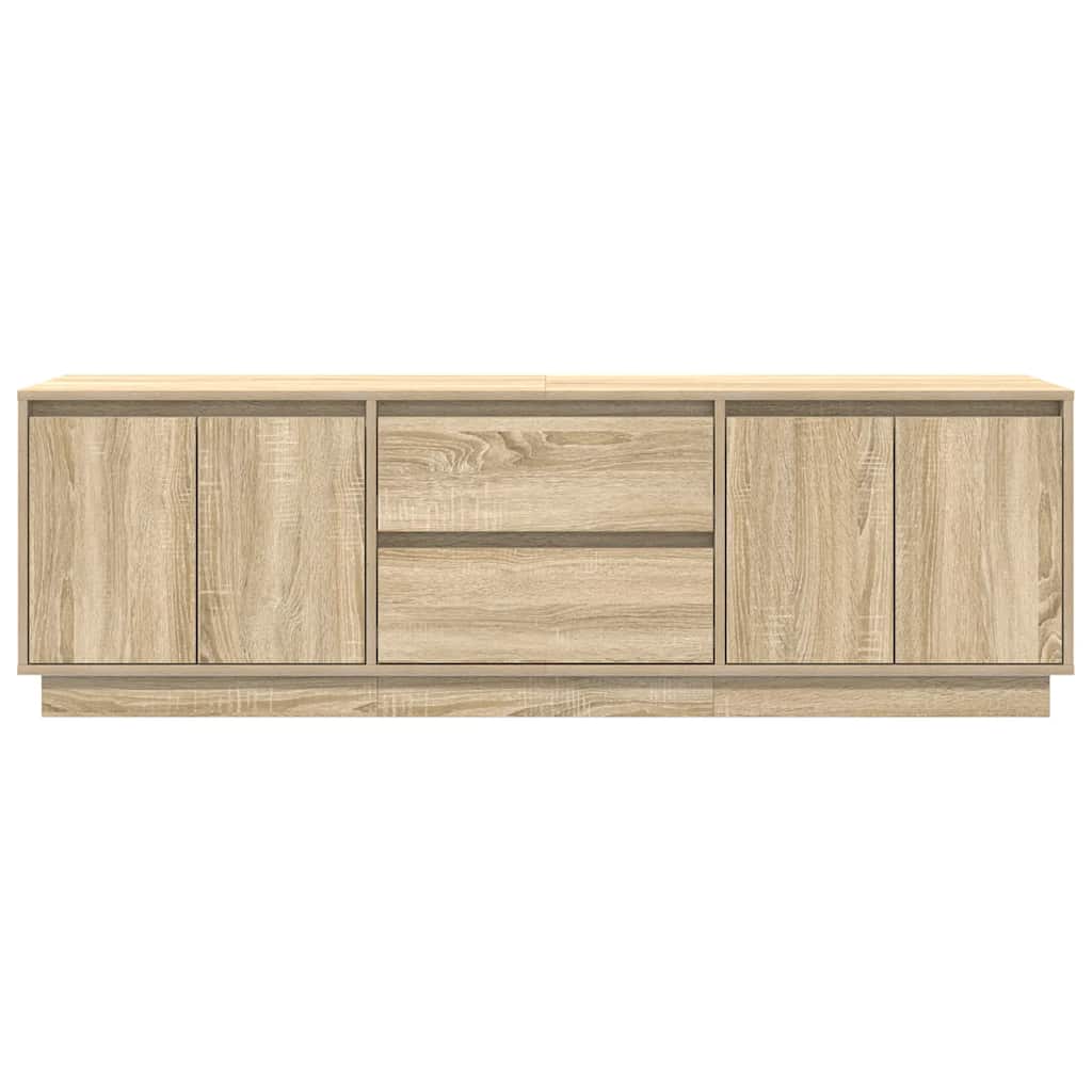 Modern Wooden 63 Inches TV Tele Stand Unit Cabinet With LED Lights & Storage