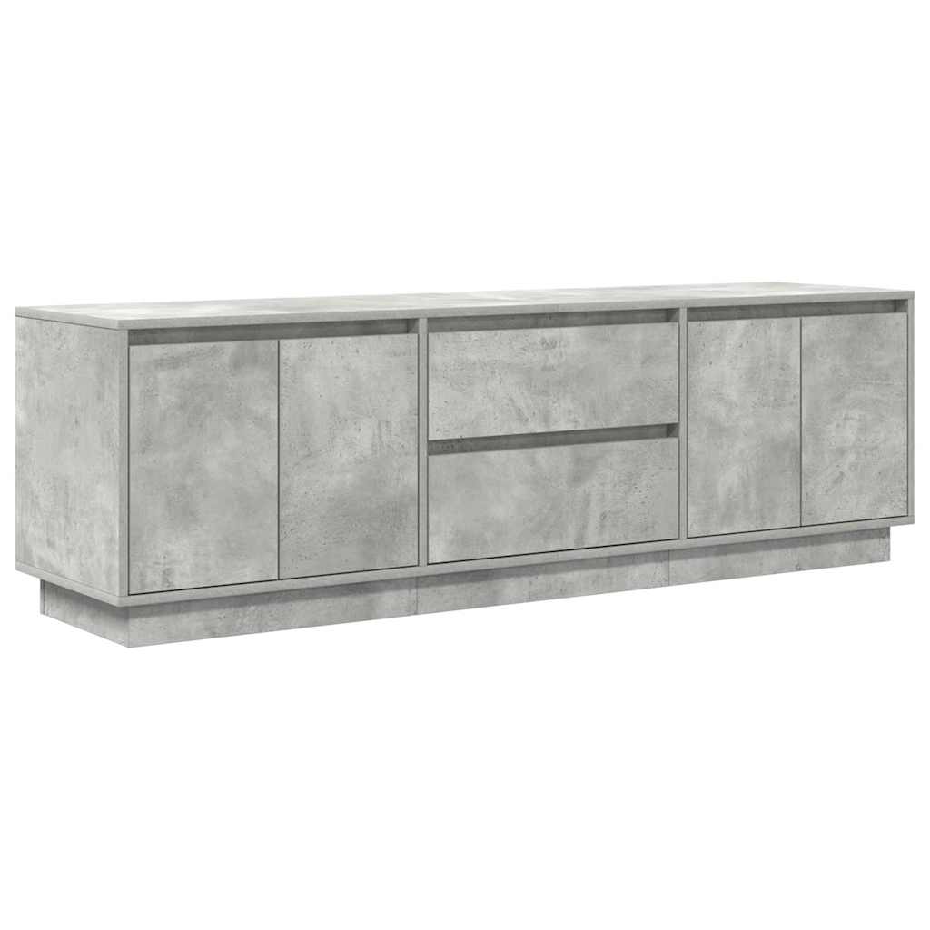 Modern Wooden 63 Inches TV Tele Stand Unit Cabinet With LED Lights & Storage