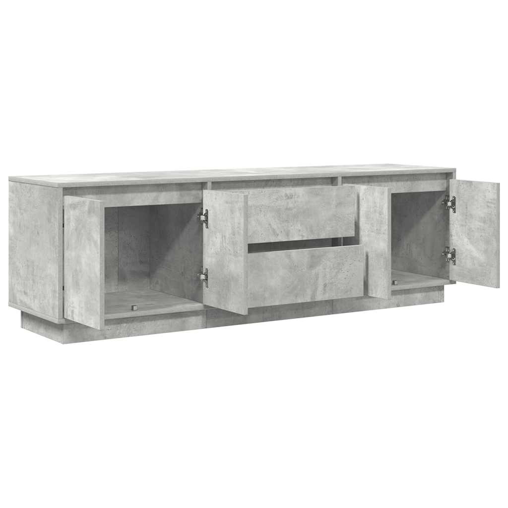 Modern Wooden 63 Inches TV Tele Stand Unit Cabinet With LED Lights & Storage