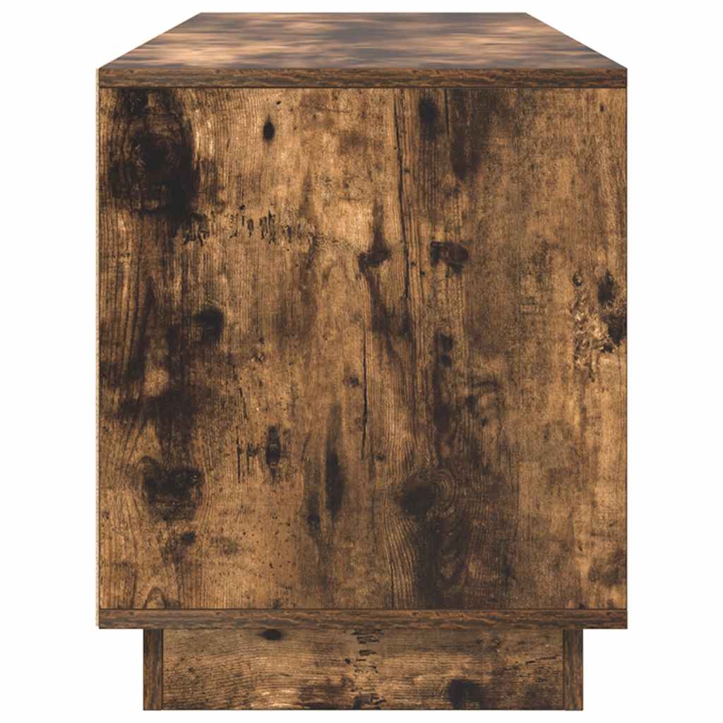 Modern Wooden 63 Inches TV Tele Stand Unit Cabinet With LED Lights & Storage