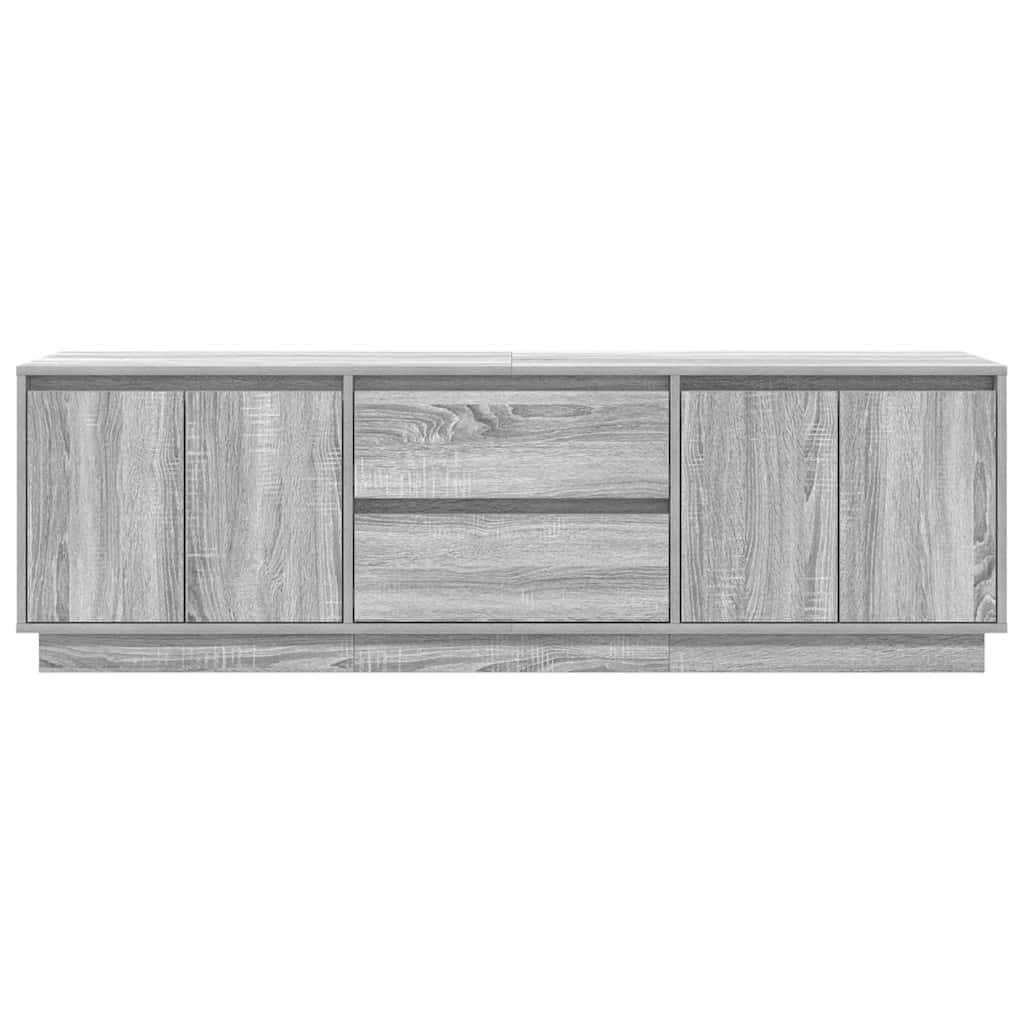 Modern Wooden 63 Inches TV Tele Stand Unit Cabinet With LED Lights & Storage